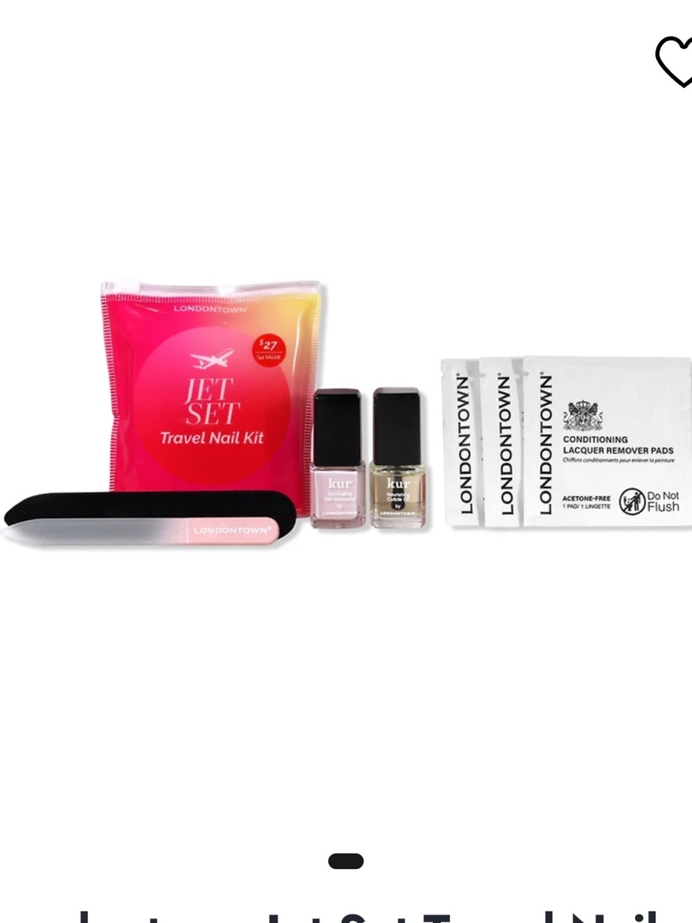 Londontown Jet Set Travel Nail Kit